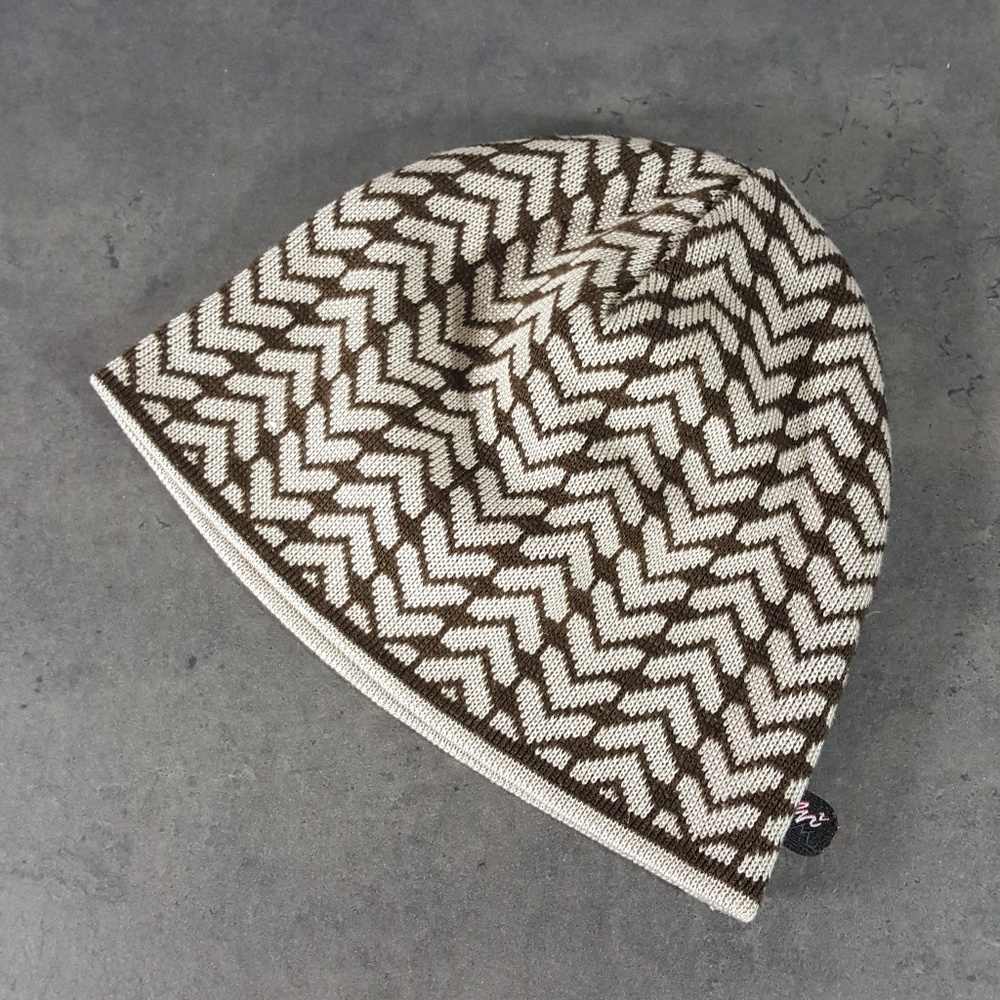 SALE! Merkley Headgear brown beige beanie hat